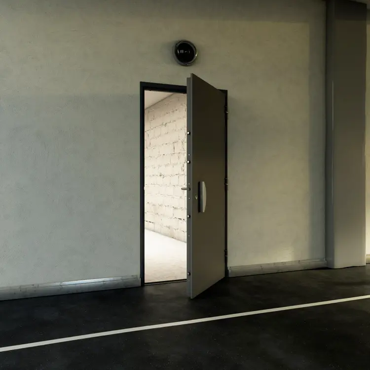 Une porte de haute sécurité